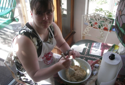 00KarlaMixinBatter Karla Mixing her Batter