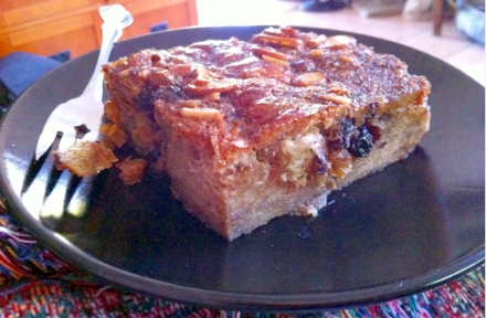 This is a sweeter and a more dense bread pudding! (Laura's Favorite!